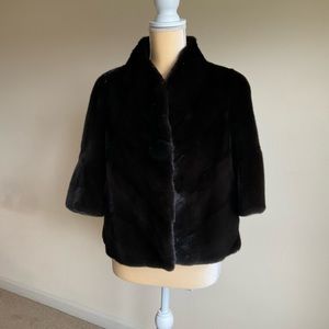 Blackglama 3 quarter sleeve mink fur coat